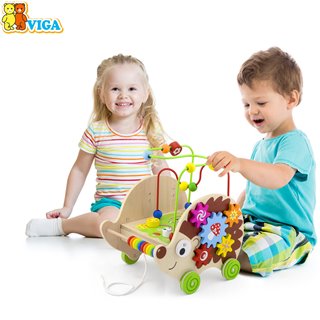 Pull-along activity hedgehog